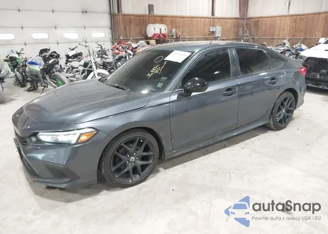 2022 Honda Civic Sport z USA, uszkodzony, nr VIN 2HGFE2F51NH610147